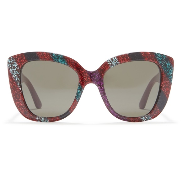 Gucci Cat Eye Sunglasses Red Multi main image 6